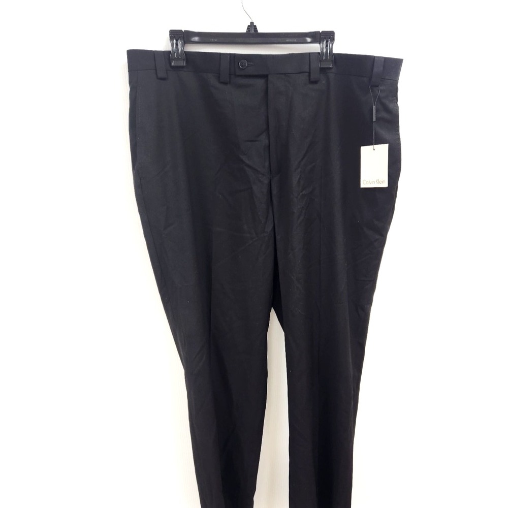 Calvin Klein Men's Black Dress Pants  New with Tags SZ 40/30